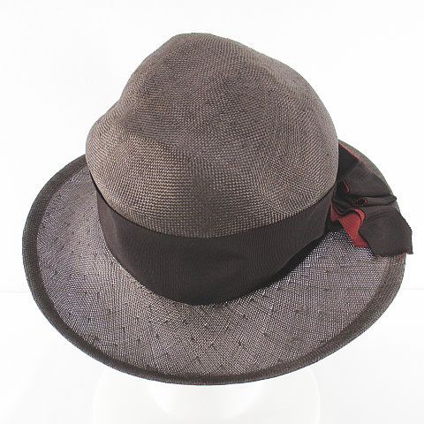 マキシン　ベロアリボン　帽子 値下げ マキシン フェルトハット ベロア リボン付き 神戸製