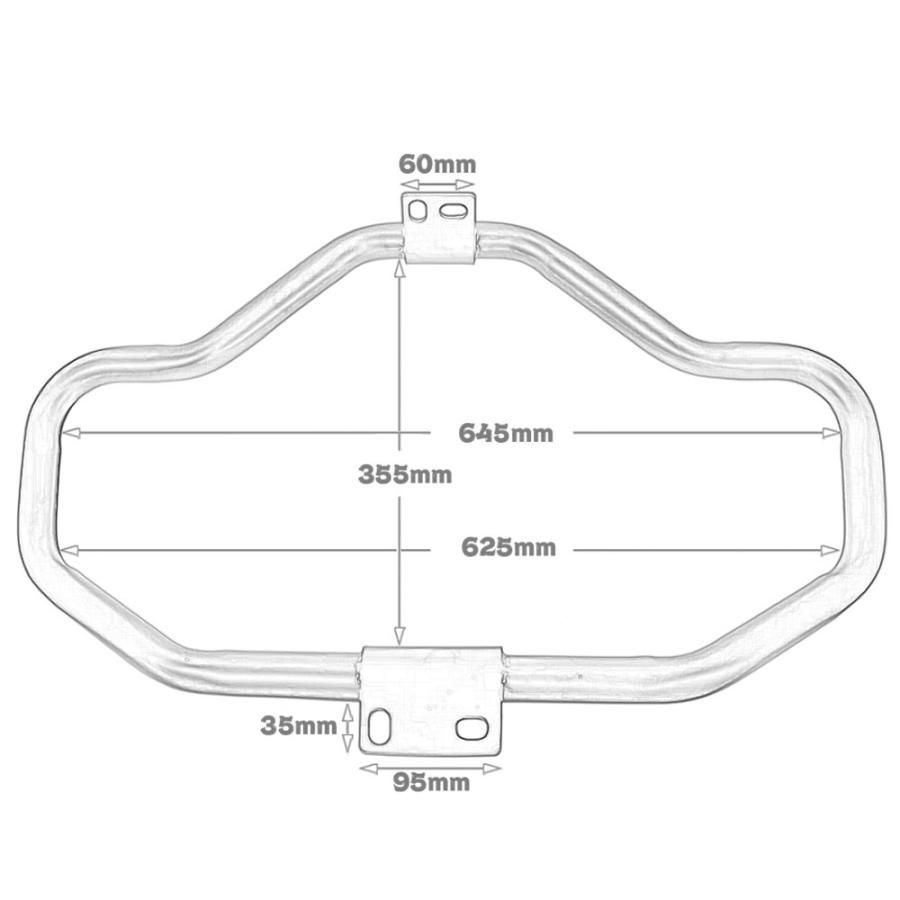 送料無料○ ハーレー スポーツスター XL 883 1200 2004年~ フロント エンジンガード クラッシュバー Matte Black 亜黒  新品 - メルカリ