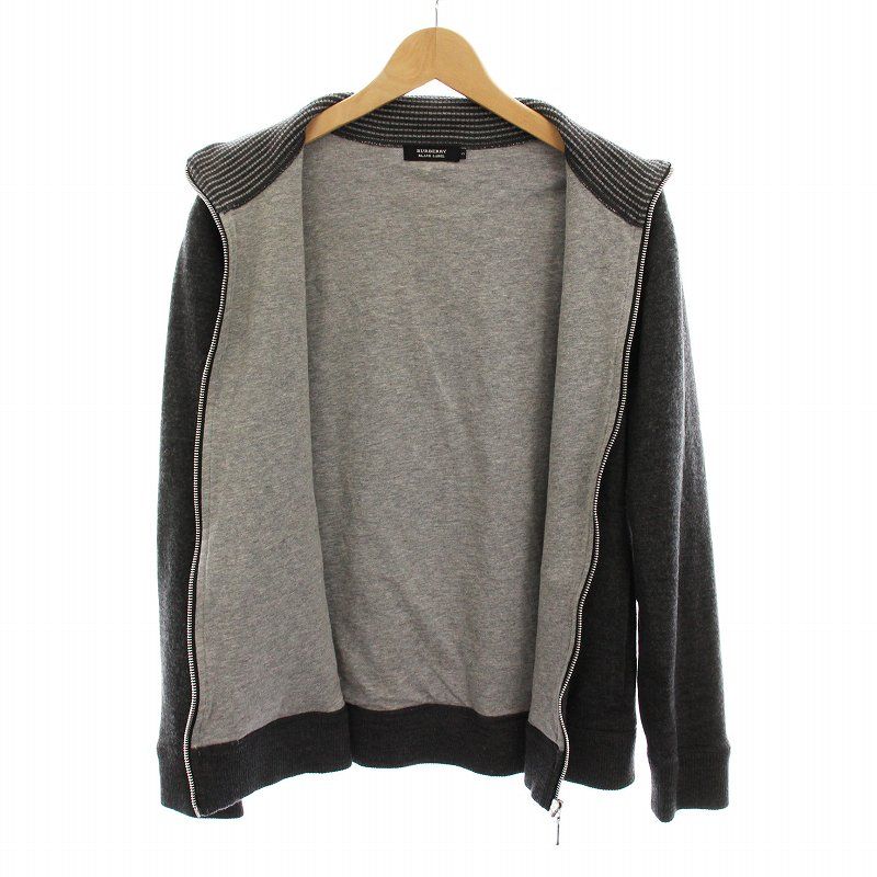 バーバリーブラックレーベル【BURBERRY】高級　ニット　ジップアップ バーバリーブラックレーベル【BURBERRY】高級ニットジップアップ