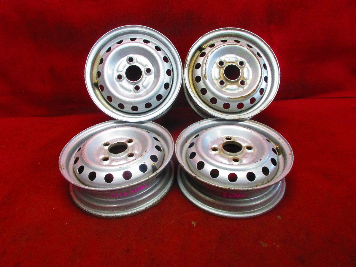 HONDA ホンダ バモス 純正 中古ホイール 4本 3.5J 12インチ PCD100 4穴 +