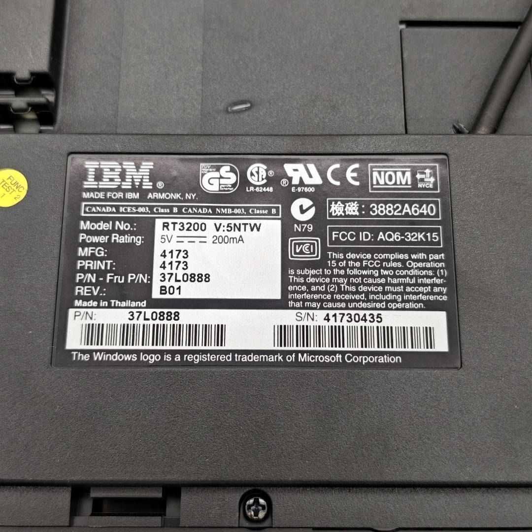 Space Saver Keyboard II 英語配列 IBM Space Saver Keyboard II RT3200 英語配列 テンキーレス トラック