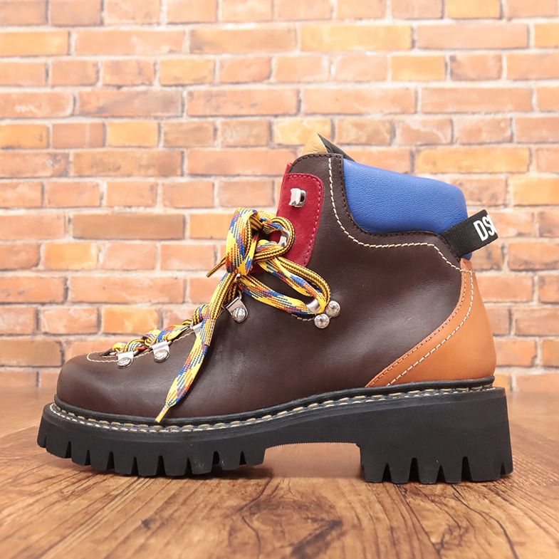 DSQUARED2/42(27-27.5cm)/トレッキング ブーツ S82AB0100 二重