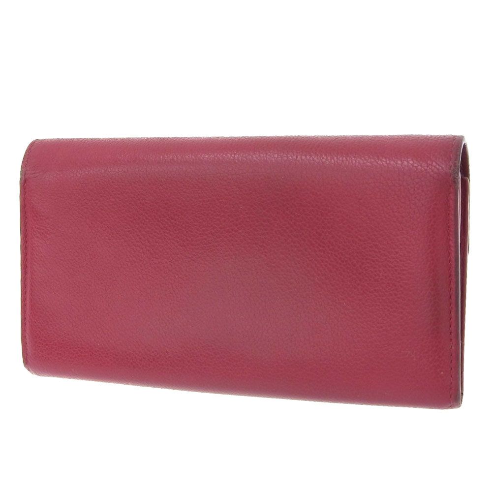 【本物保証】 布袋付 ルイ ヴィトン LOUIS VUITTON ポルトフォイユ ロックミー ホック付長財布 レザー ピンク M61277 LOUIS VUITTON - 【本物保証】 布袋付 ルイ ヴィトン LOUIS VUITTON
