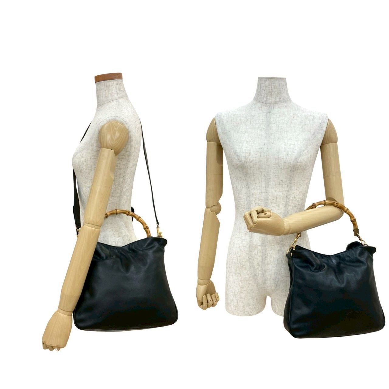 極 美品 保存袋付 グッチ オールドグッチ バンブー 2wayショルダーバッグ GUCCI（グッチ） 激レア美品 ヴィンテージ オールドグッチ バンブー