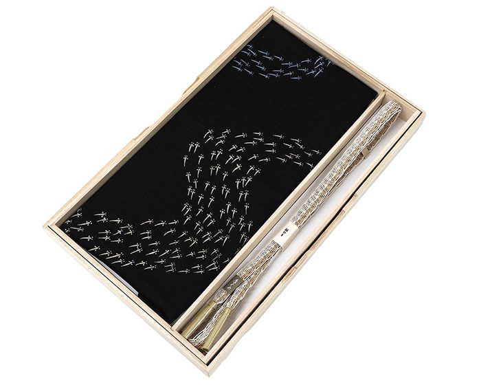 帯締め 帯揚げ 夏用 絽 新品 正絹 レース組 帯締め帯揚げセット 木箱入り 夏物 夏 セット 着物 o3434 帯締め 帯揚げ 夏用 絽 新品 正絹 レース組 帯締め帯揚げセット 木