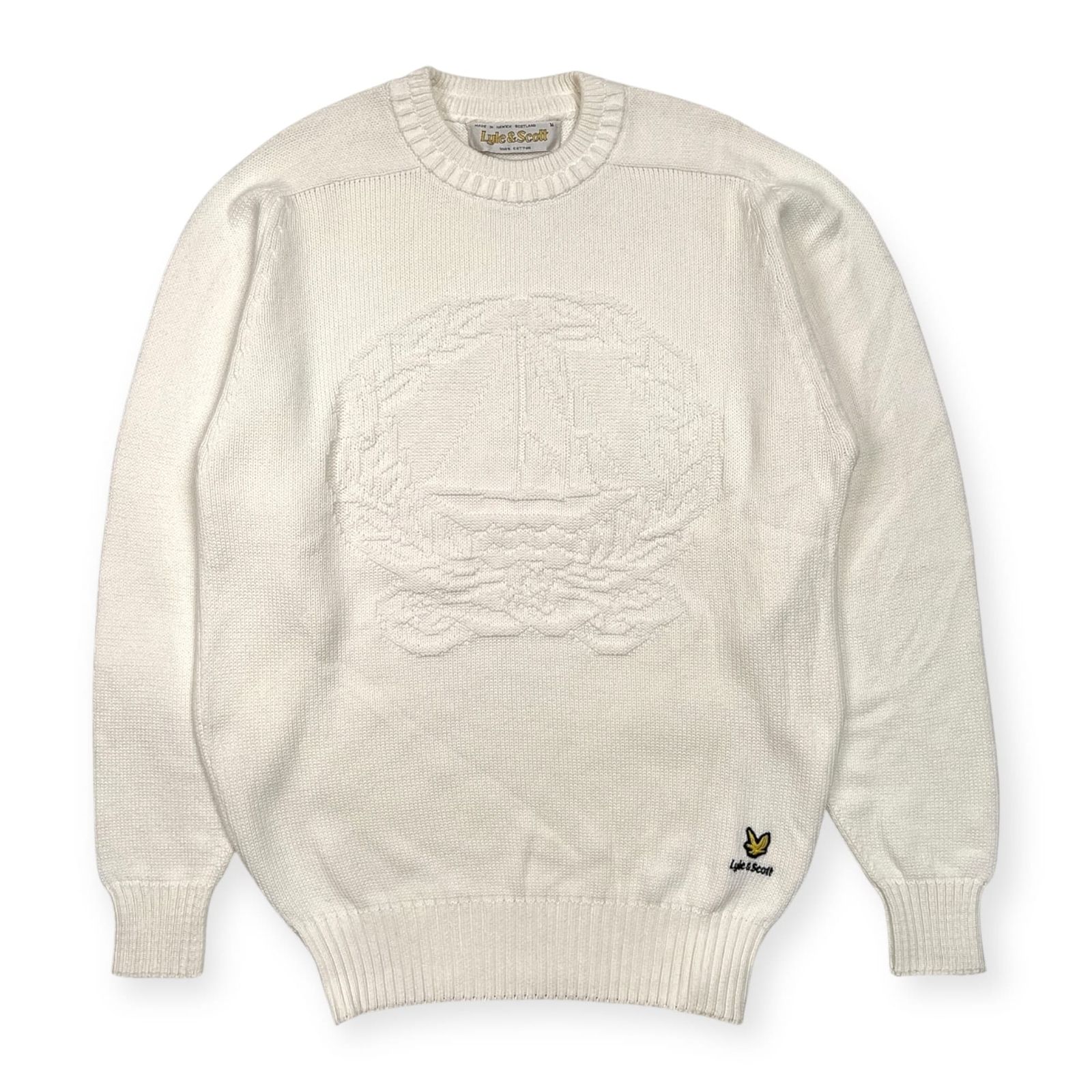 Lyle&Scott ライル＆スコット カシミヤニット 42 ブルー 英国製 Lyle&Scottライル&スコット カシミヤ ニット42英国製 【公式通販】