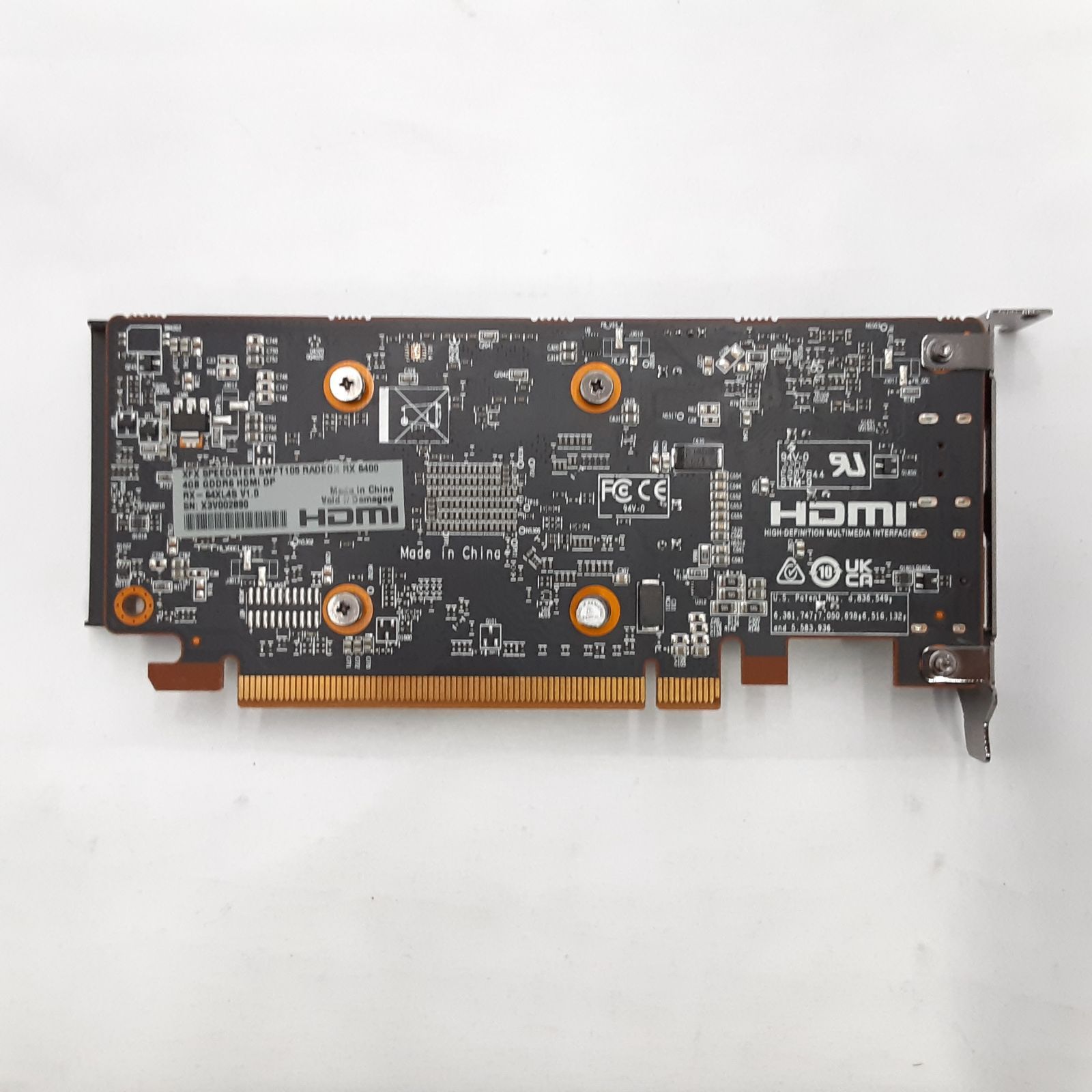 ジャンク】XFX SPEEDSTER SWFT105 RADEON RX 6400 4GB GDDR6