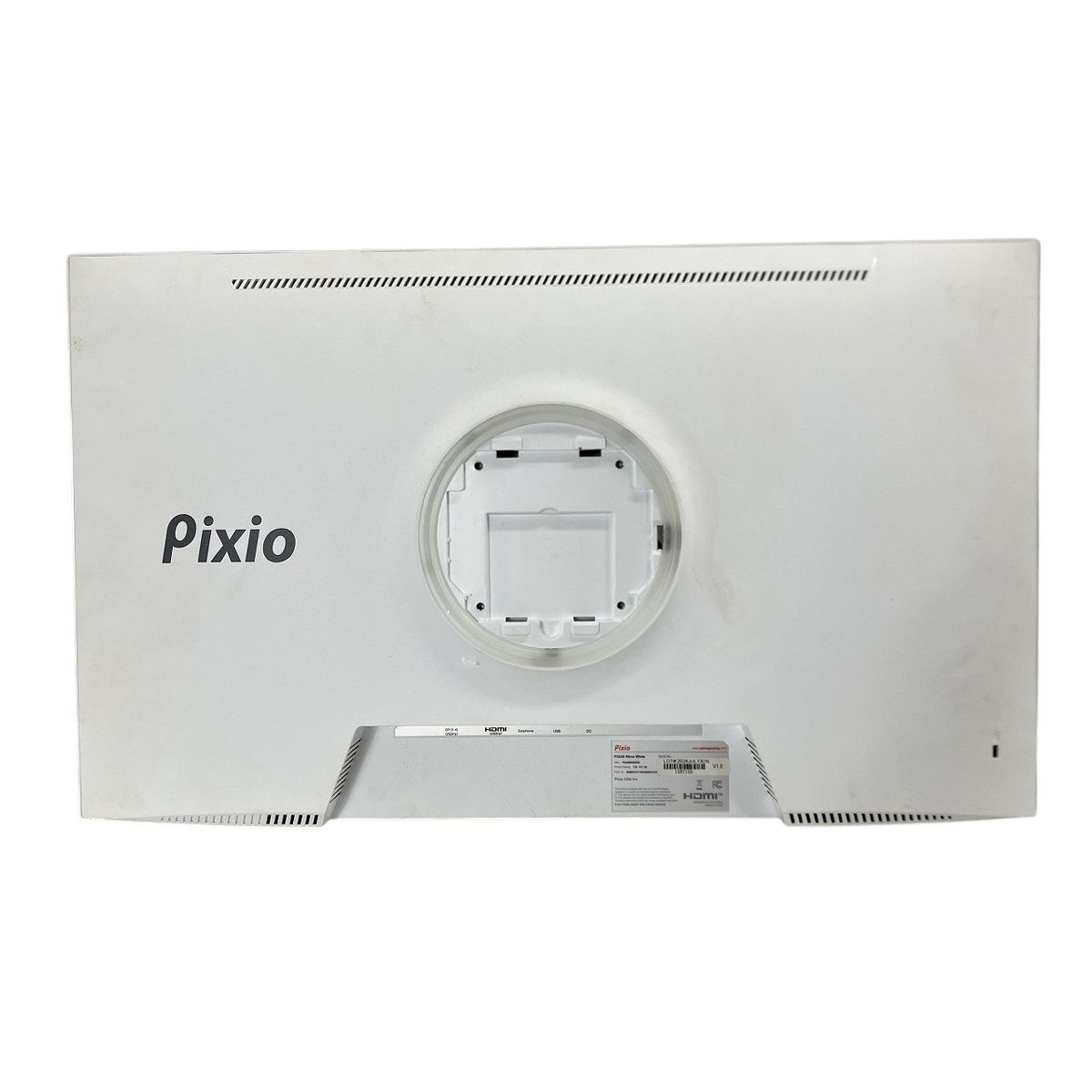 Pixio PX248 Wave White モニター 本体　箱無し PX248WAVEW / ホワイト | 23.8インチ 200Hz FHD FastIPS