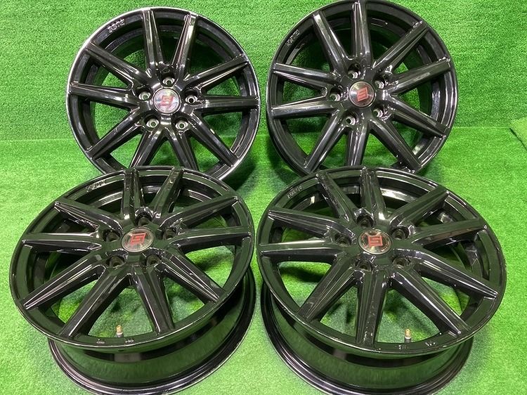 ザイン ｱﾙﾌｧｰﾄﾞ ホイール アルミ クロ 16インチ 6.5J 5穴 4本 114.3 38