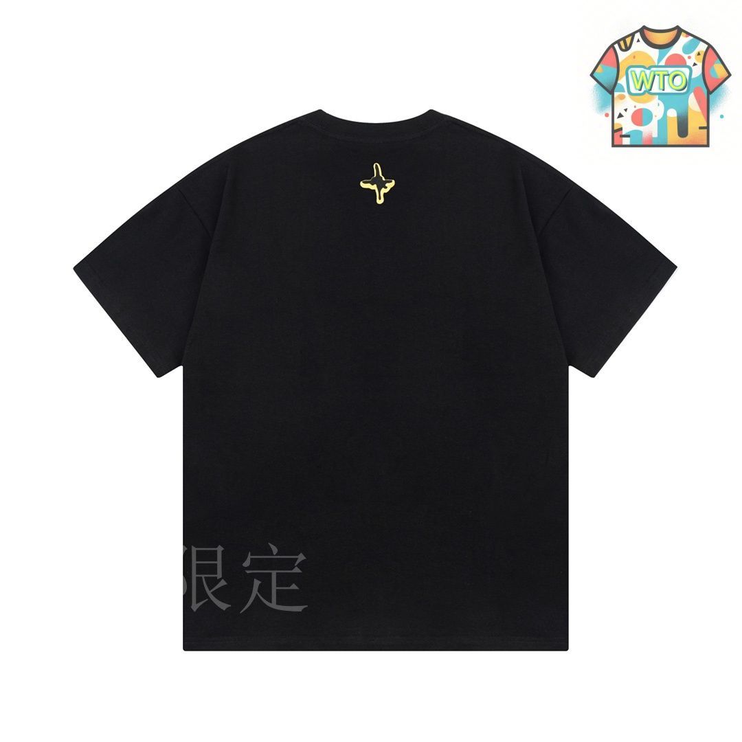 今日WTO】DIOR CD 十字刺繍ブラック T シャツ-KT49 - メルカリ