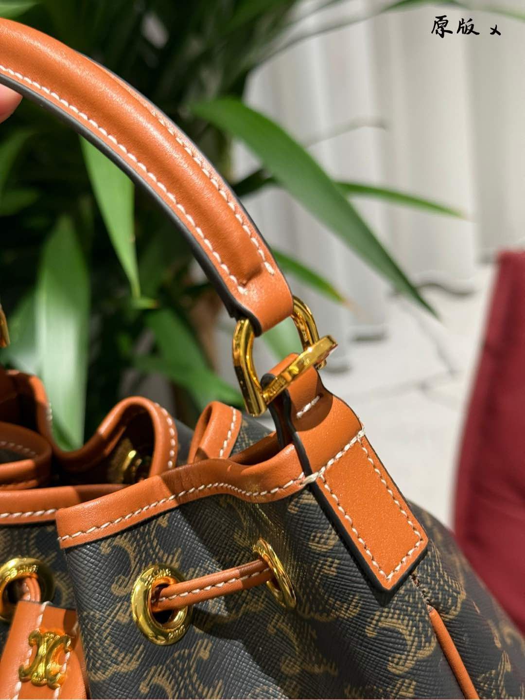 関税＆送料込み【CELINE】限定感×あたたかみ クララバケット 今日特価】CELINE CLARA Drawstring Bucket Bag セリーヌ クララ