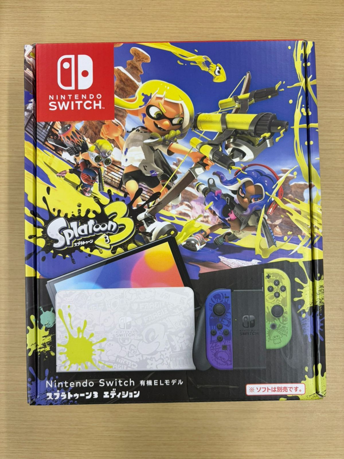 箱穴あり Nintendo Switch 有機ELモデル スプラトゥーン3エディション 4902370549706