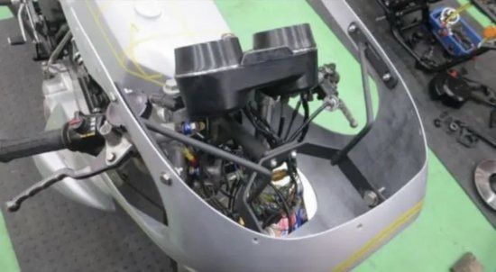 カフェレーサー　ロケットカウルステー　 ゾウッパナ Amazon | ブラック ゾーパナステー/ゾウッパナ ロケットカウル