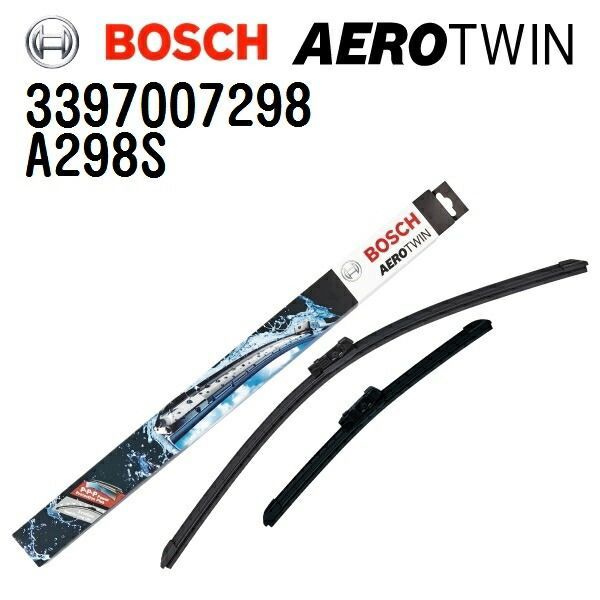アウディ Q5[FYBFYG] BOSCH(ボッシュ) 輸入車用ワイパーブレード AEROTWIN エアロツイン 2本入 (品番 A298S) 600/500mm 3397007298