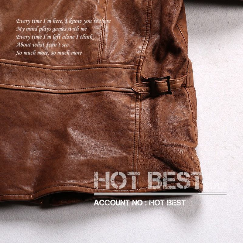 ウォッシュ加工 羊革