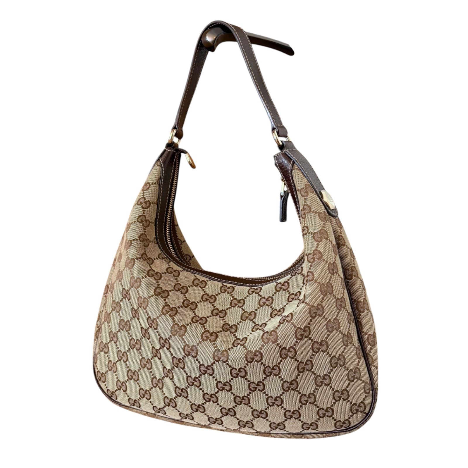 Gucci ショルダーバッグ ベージュ ブラウン オフィディア〕 ミニ ショルダーバッグベージュ＆ブラウン GG