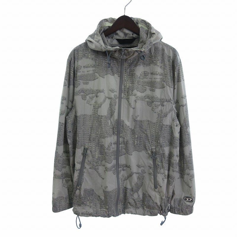 ディーゼル DIESEL J-WARRETT-CMF-A ナイロンジャケット ジップアップ