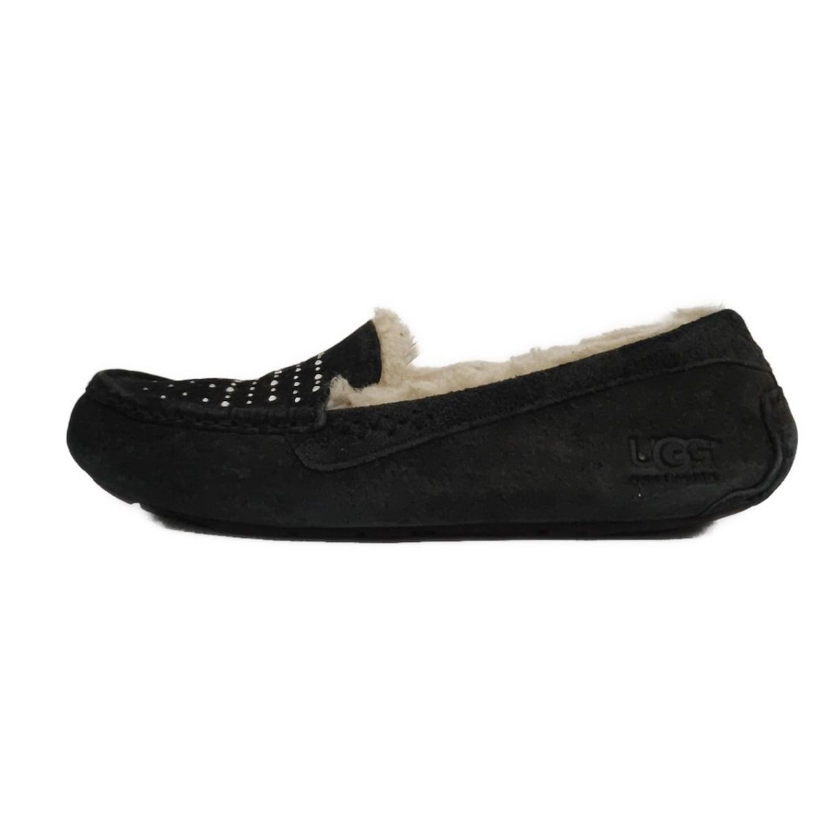 UGG アグ スリッポン 26 レディース - 1003321 黒 ラインストーン ムートン