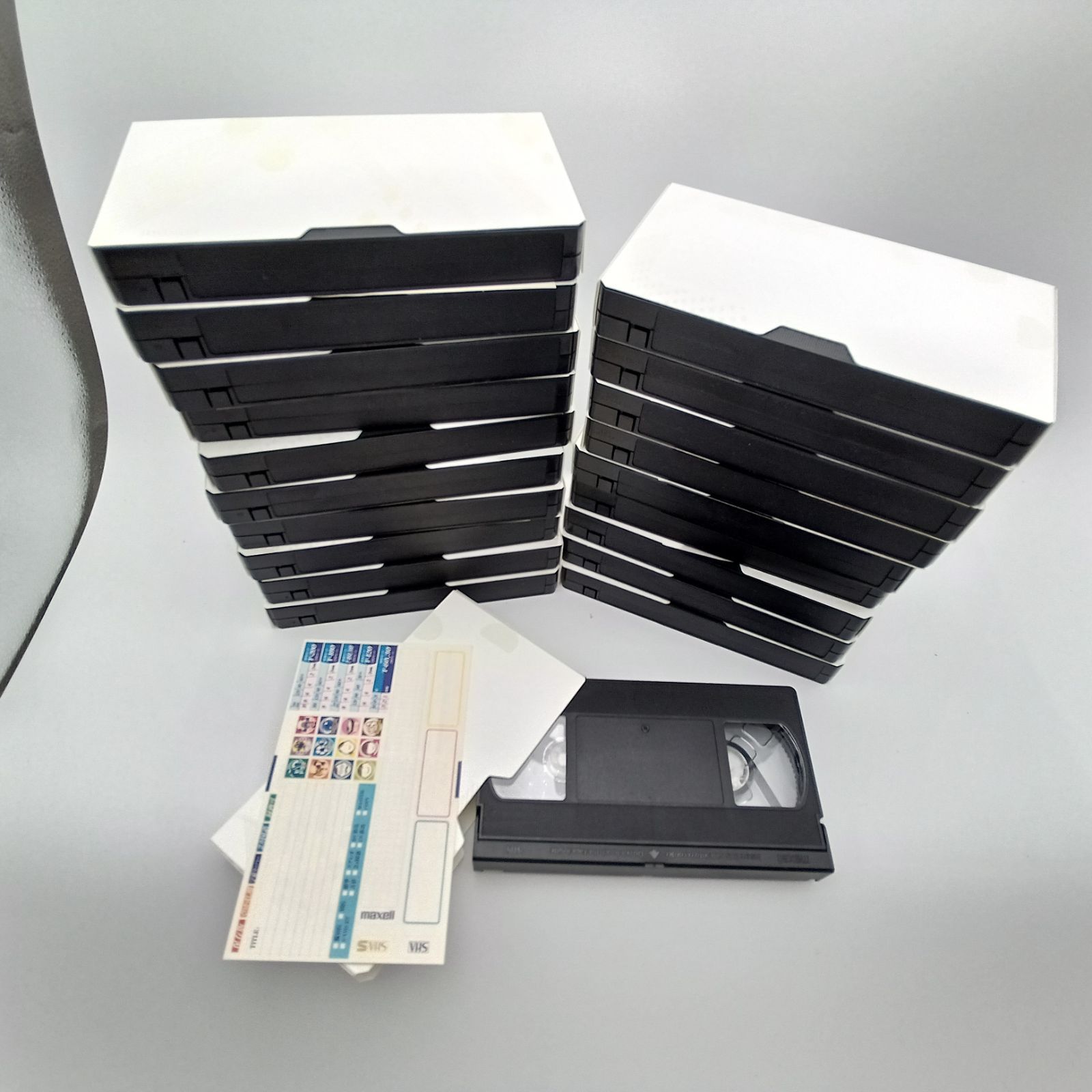 ジャンク品】maxell GX VHSビデオテープ T-120 上書き用VHS