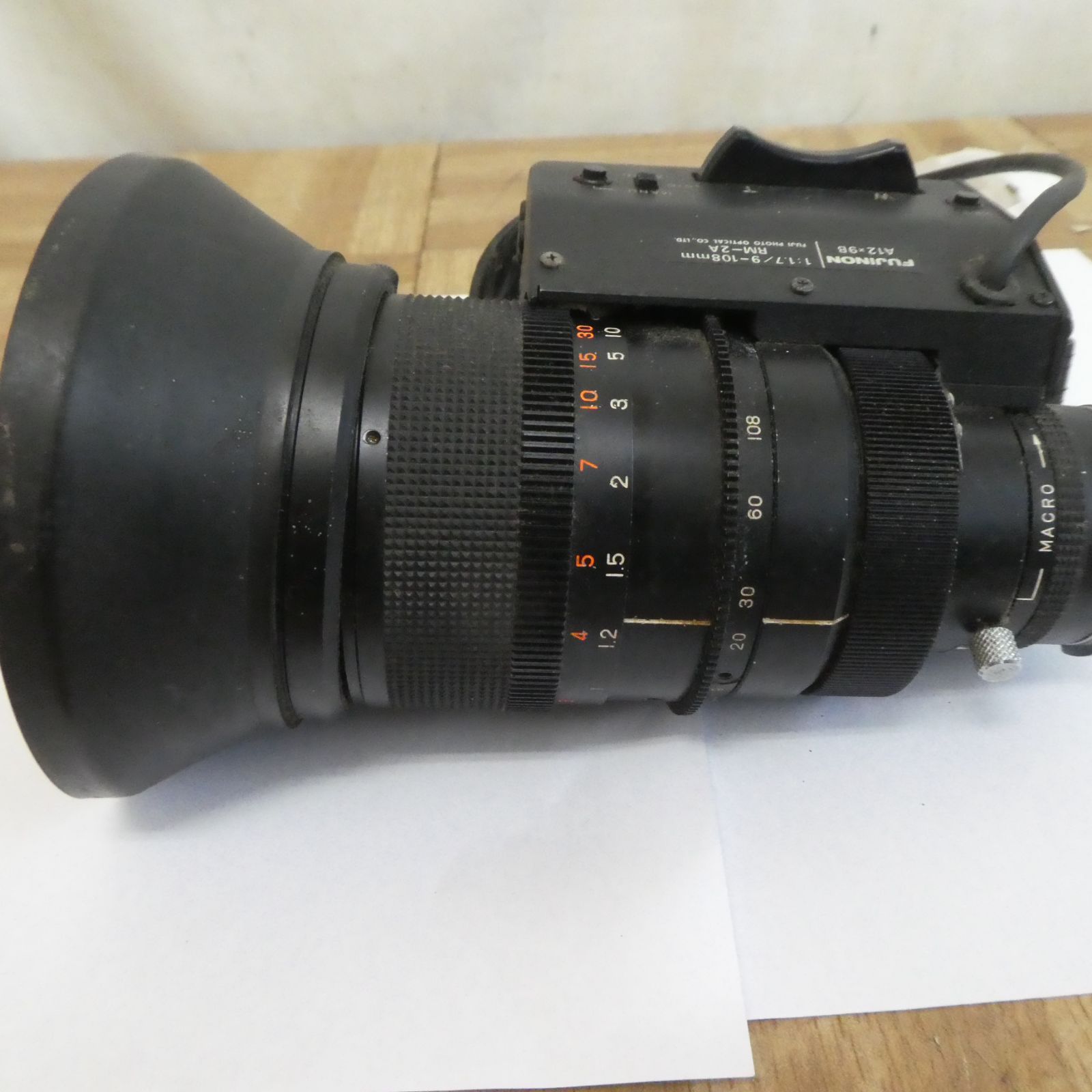 R241 業務用 テレビカメラ用ズームレンズ FUJINON A12x9B 1 1.7|9-108mm RM-2A 現状 |15