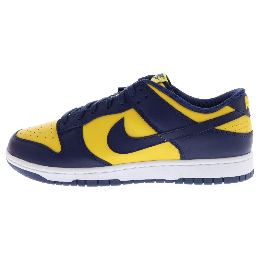 NIKE (ナイキ) DUNK LOW MICHIGAN ダンクロー ミシガン ローカットスニーカー ネイビー/イエロー US11/29cm DD1391-700