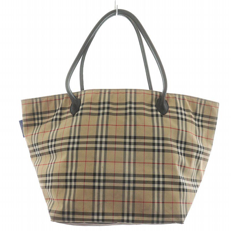 BURBERRY BLUE LABEL ハンドバッグ ノバチェック ロゴ バーバリーブルーレーベル BURBERRY BLUE LABEL ノバチェック