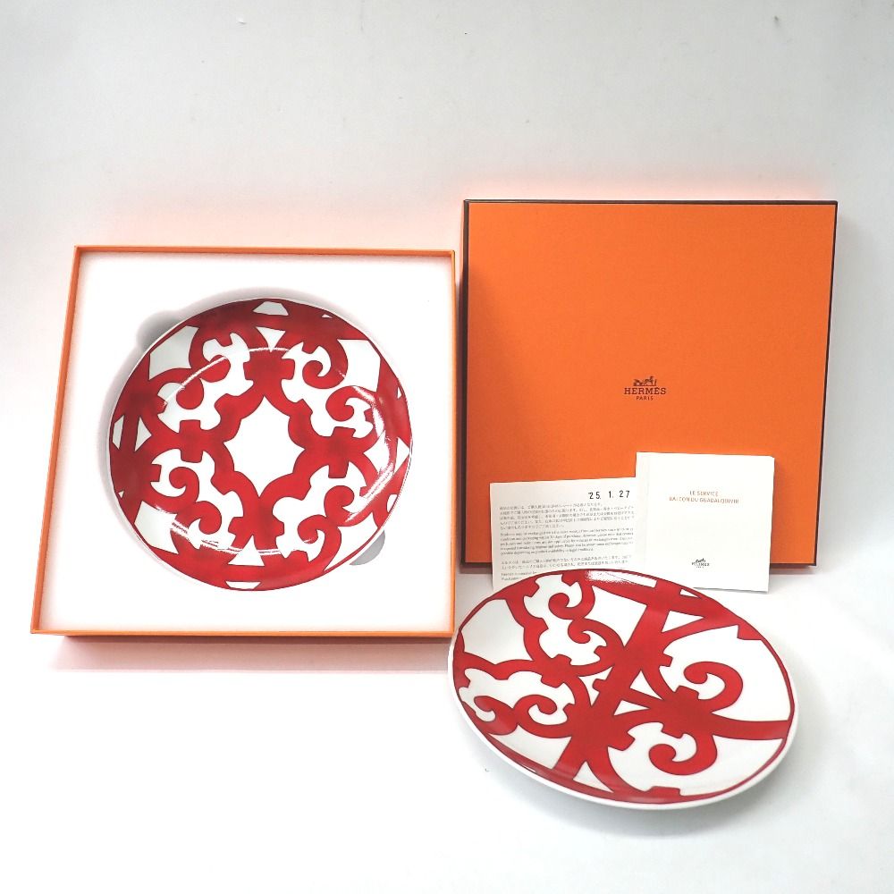 Ft619692 エルメス 皿 No.1 No.3 ガダルキヴィール パンプレート 約