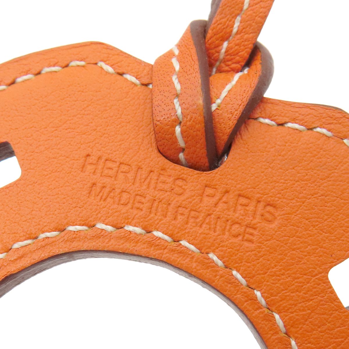 ❤お得なお品❤パドック シュバルバッグチャーム オレンジ エルメス 箱付き HERMES - エルメス バッグチャーム サックオランジュ オレンジ