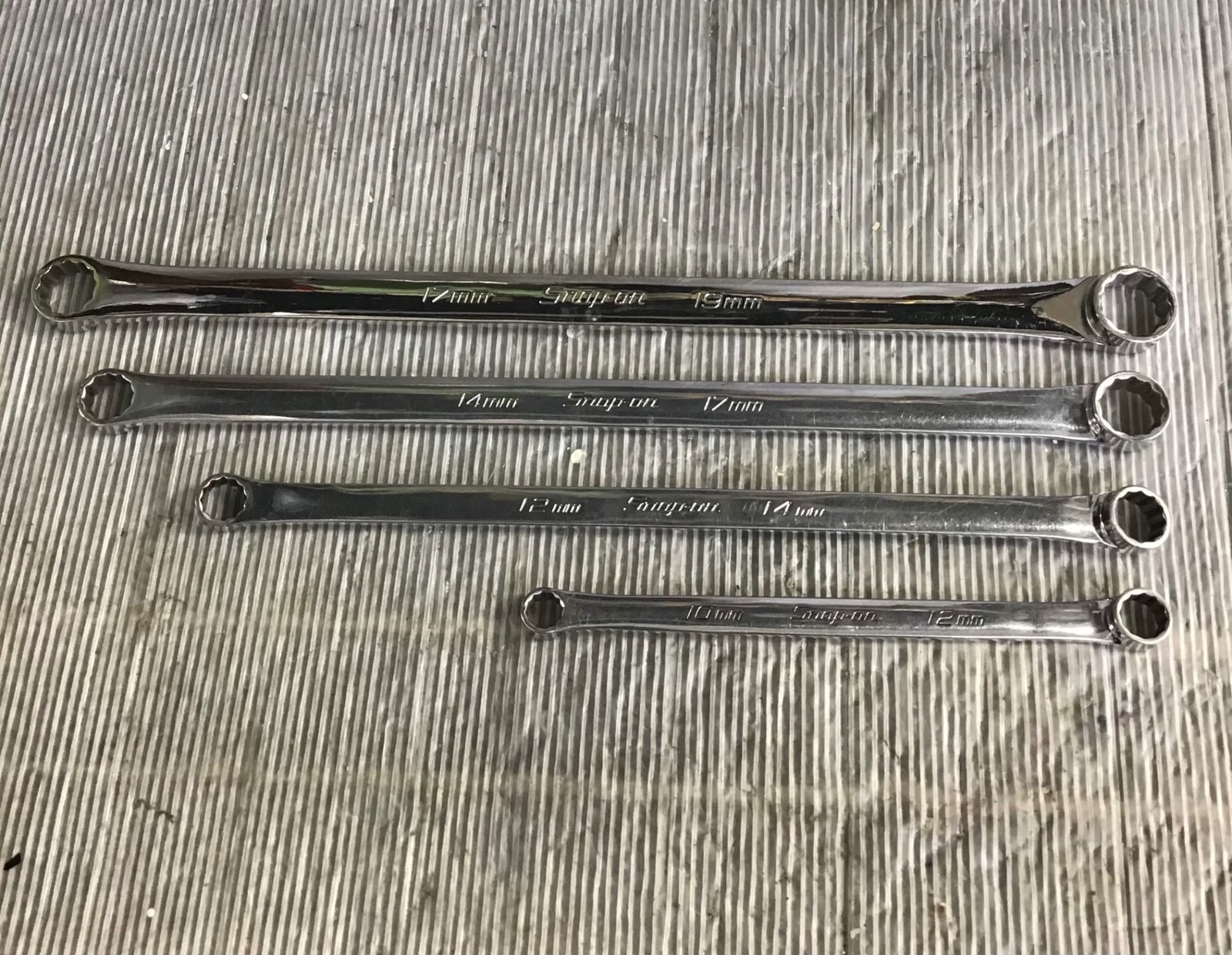スナップオン Snap-on ロングストレートメガネレンチ 4本セット XDHSFM1012 XDHM1214 XDHFM1417 XDHFM1719