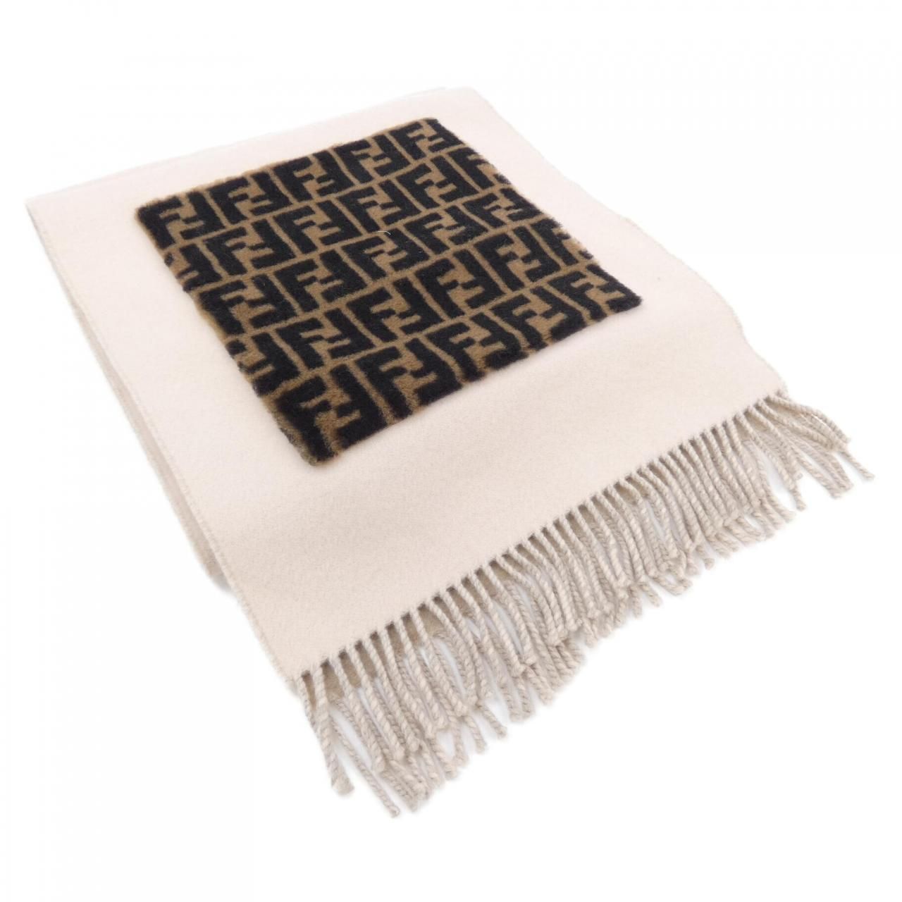 美品　FENDI ロゴ　マフラー フェンディ FENDI MUFFLER