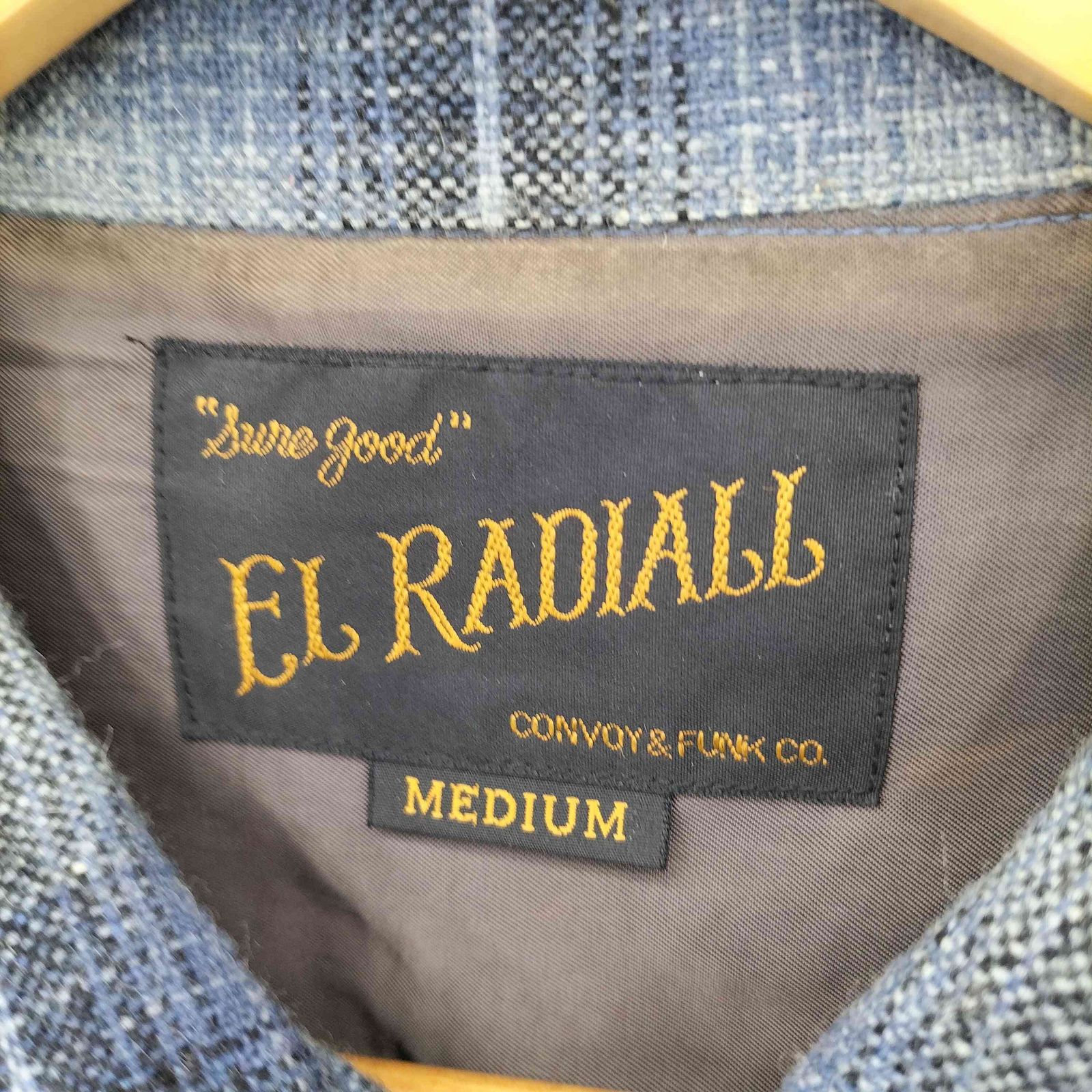 ラディアル RADIALL EL オンブレチェック ウールネルシャツ