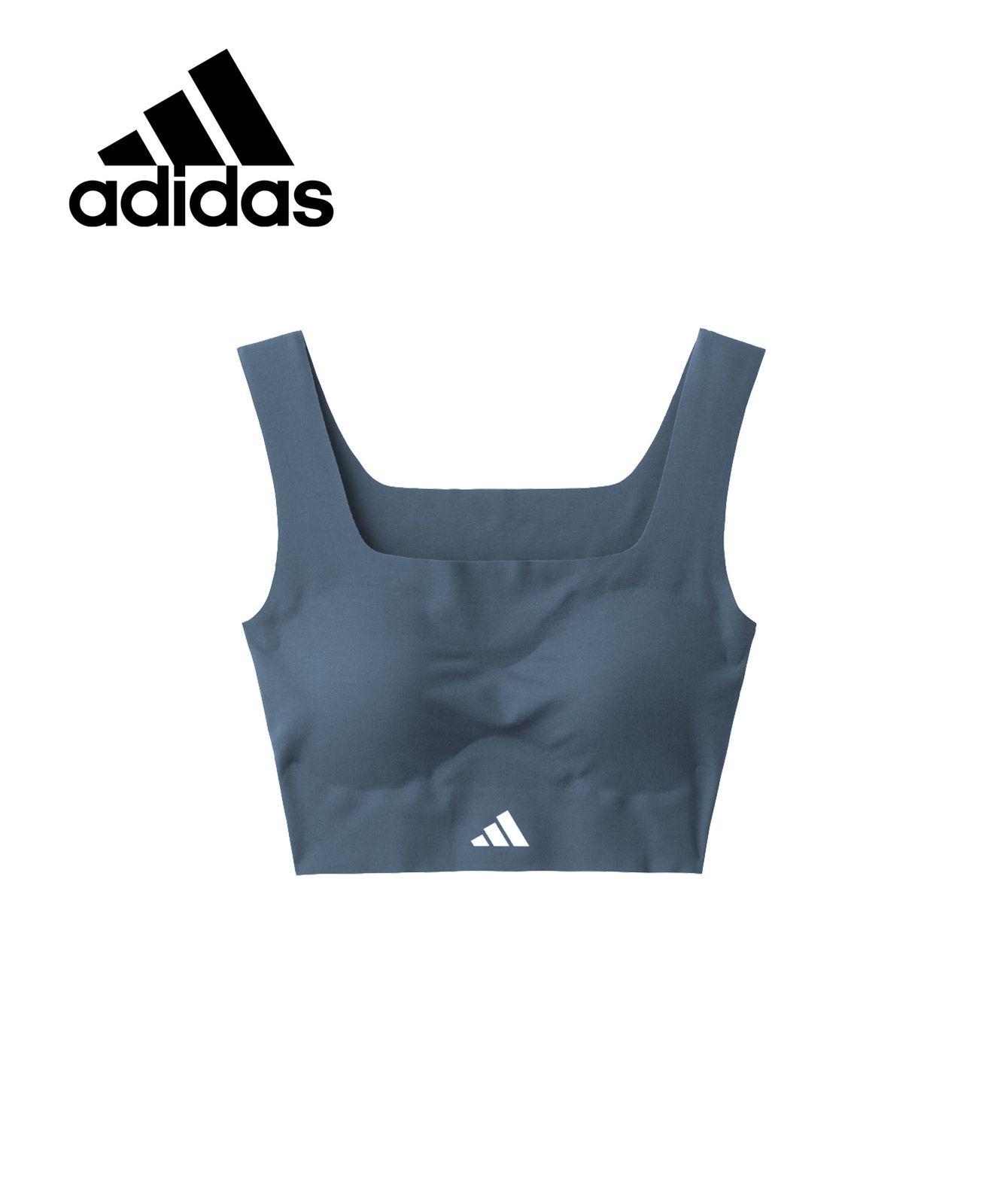新品 未使用 並行輸入 adidas アディダス 下着 完全無縫製 レディース クロップトップ 518315【メール便】 シャドーブルー - メルカリ