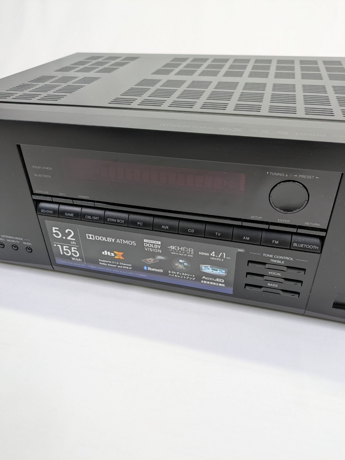 動作確認済み】ONKYO・オンキヨー・TX-SR393・AVレシーバー・AVアンプ