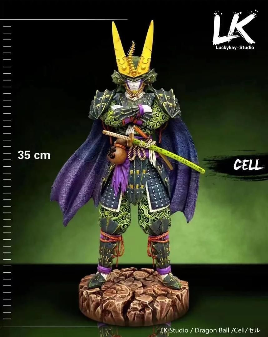 ドラゴンボール セル 武士 ガレージキット フィギュア 塗装済み完成品 ドラゴンボール セル 武士 ガレージキット フィギュア 塗装済み