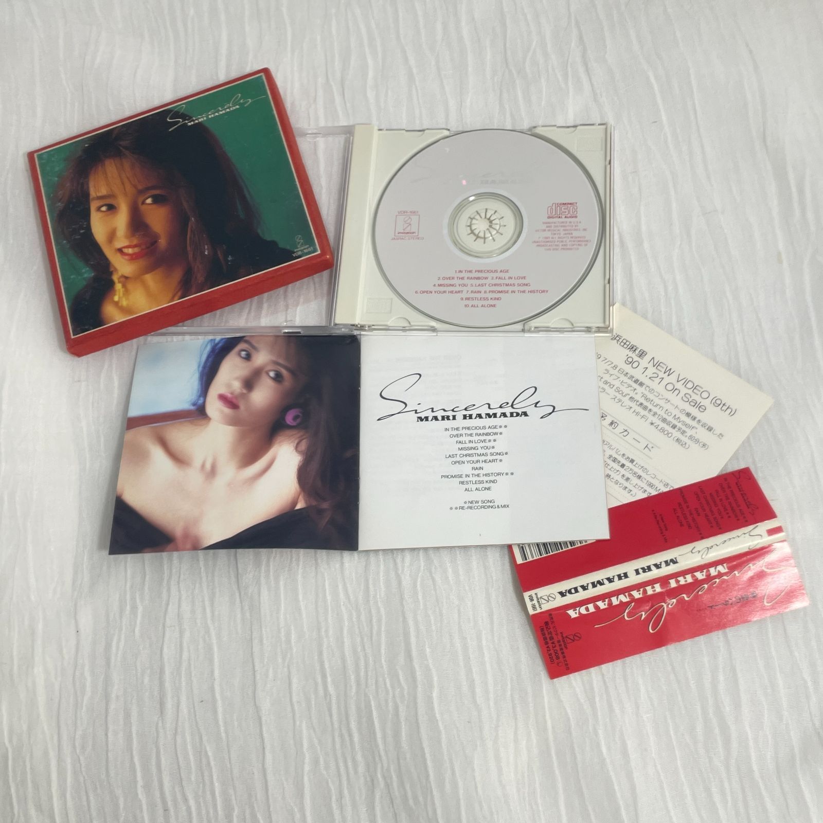 浜田麻里｜Sincerely（中古CD）｜バラード・ベスト・アルバム - メルカリ