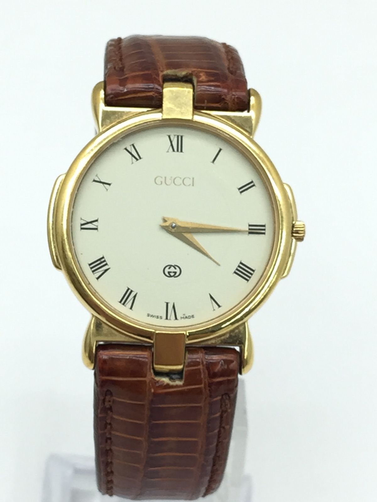 全てのアイテム 新品、未使用 GUCCI 腕時計 ブラウン×ゴールド 稼働品 ...
