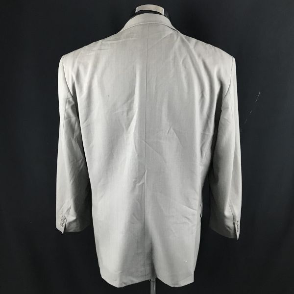 MIYAKE DESIGN STUDIO/イッセイミヤケ　背抜きテーラードジャケット/ブレザー　サイズ6-95-84　メンズL相当　グレー　管NO. WR0-027 MIYAKE DESIGN STUDIO/イッセイミヤケ 背抜きテーラードジャケット