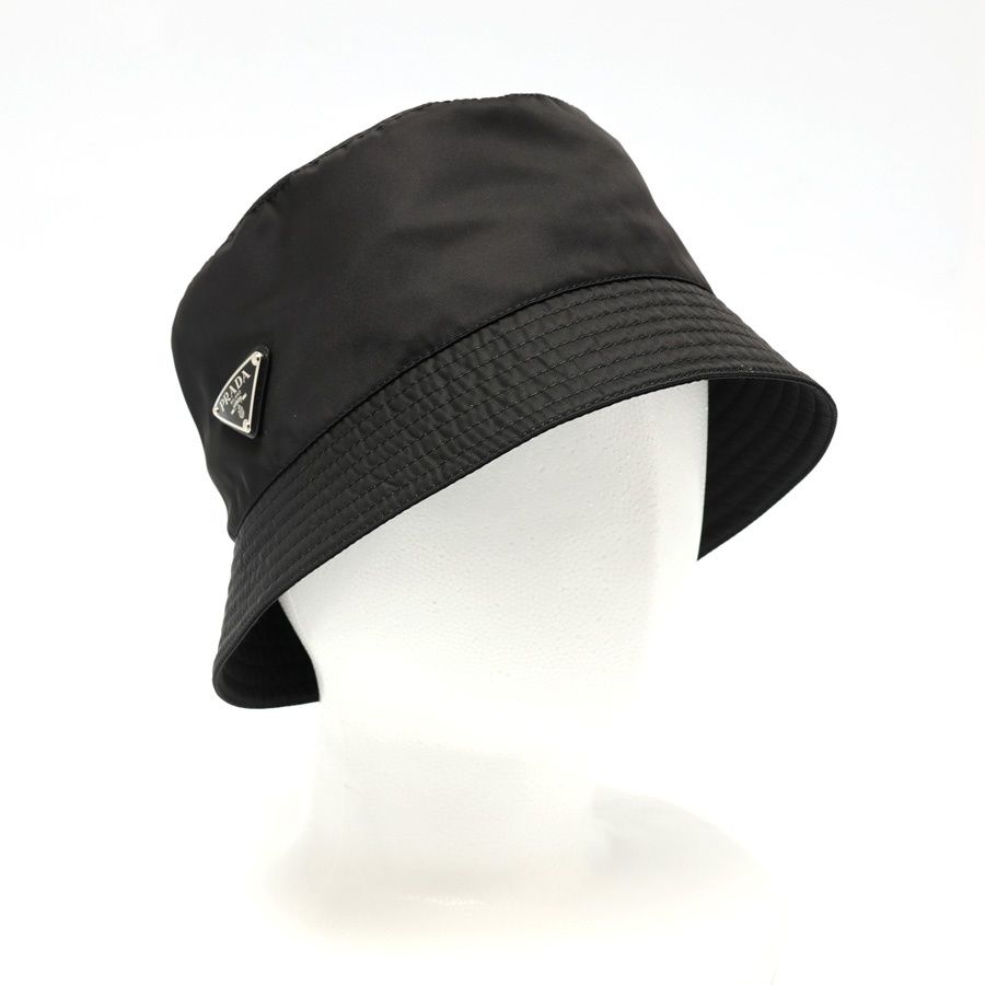 PRADA プラダ バケットハット 2HC137 12K8 12K1 レディース デニム トライアングルロゴ 帽子 カラー2色 PRADA プラダ ロゴプレート ウォッシュデニムバケットハット 2HC137