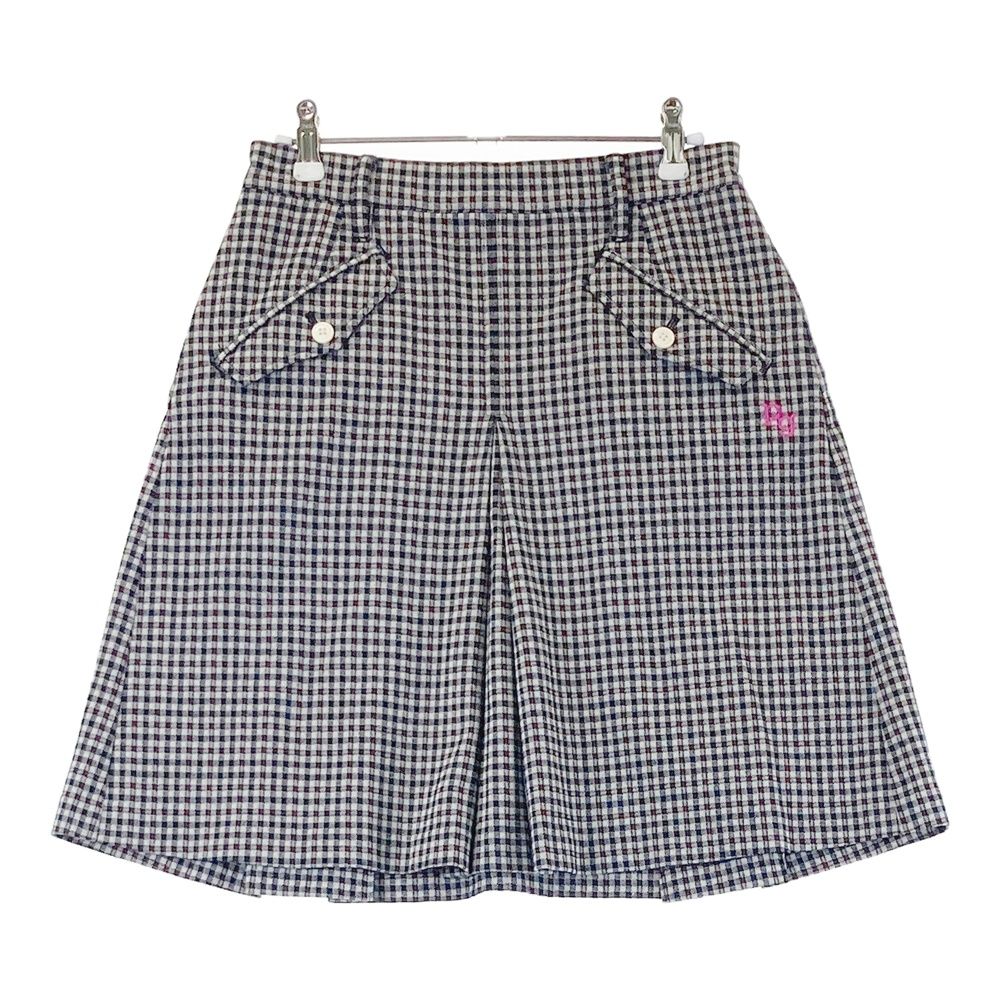 パーリーゲイツ チェック スカート ゴルフウェア パーリーゲイツ PG マルチチェック柄プリーツスカート