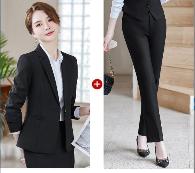 長袖 パンツスーツ