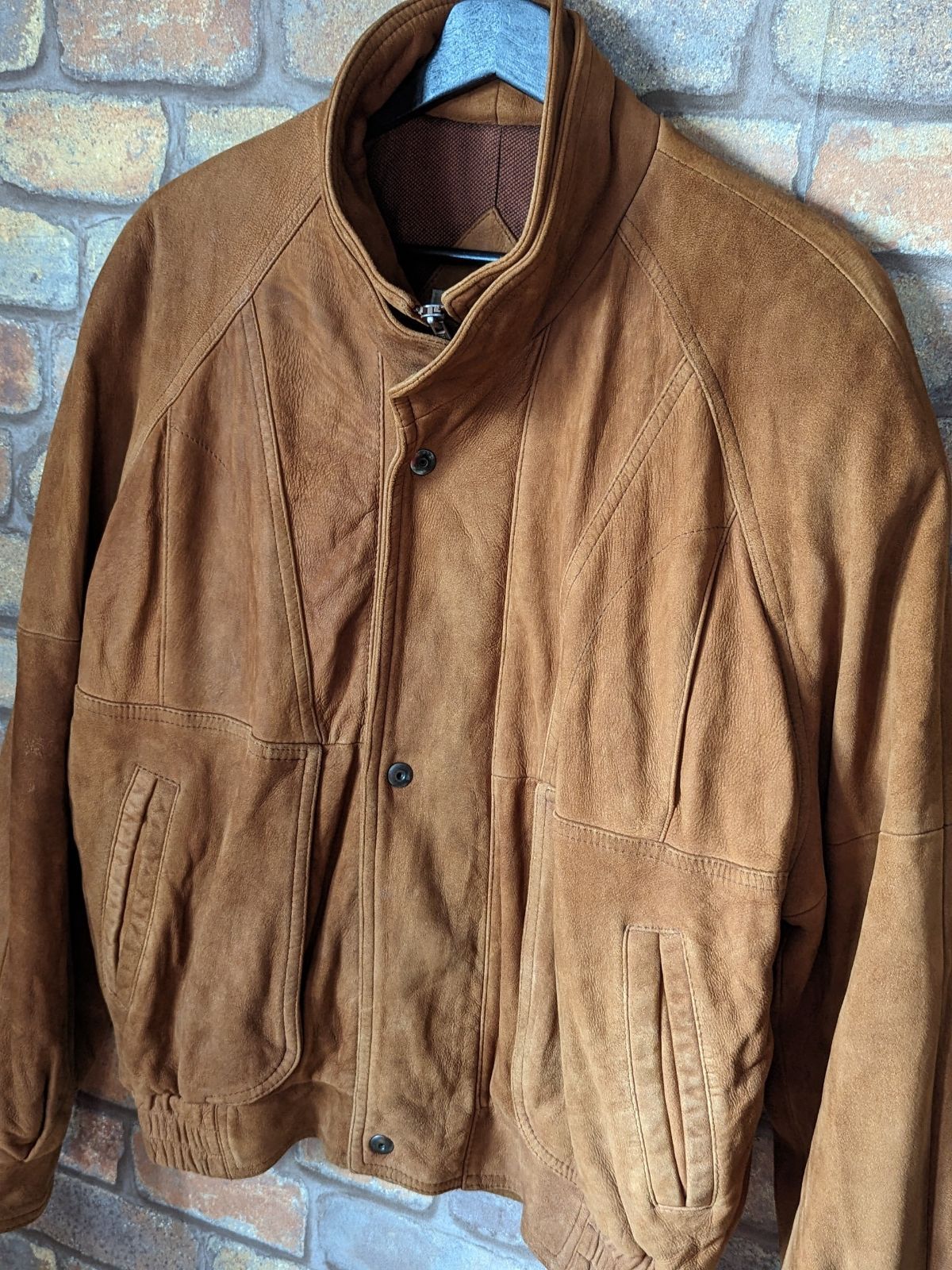 70's-80's Remy DeerSkinLeatherJacket Brown 38 70年代 80年代 ディア