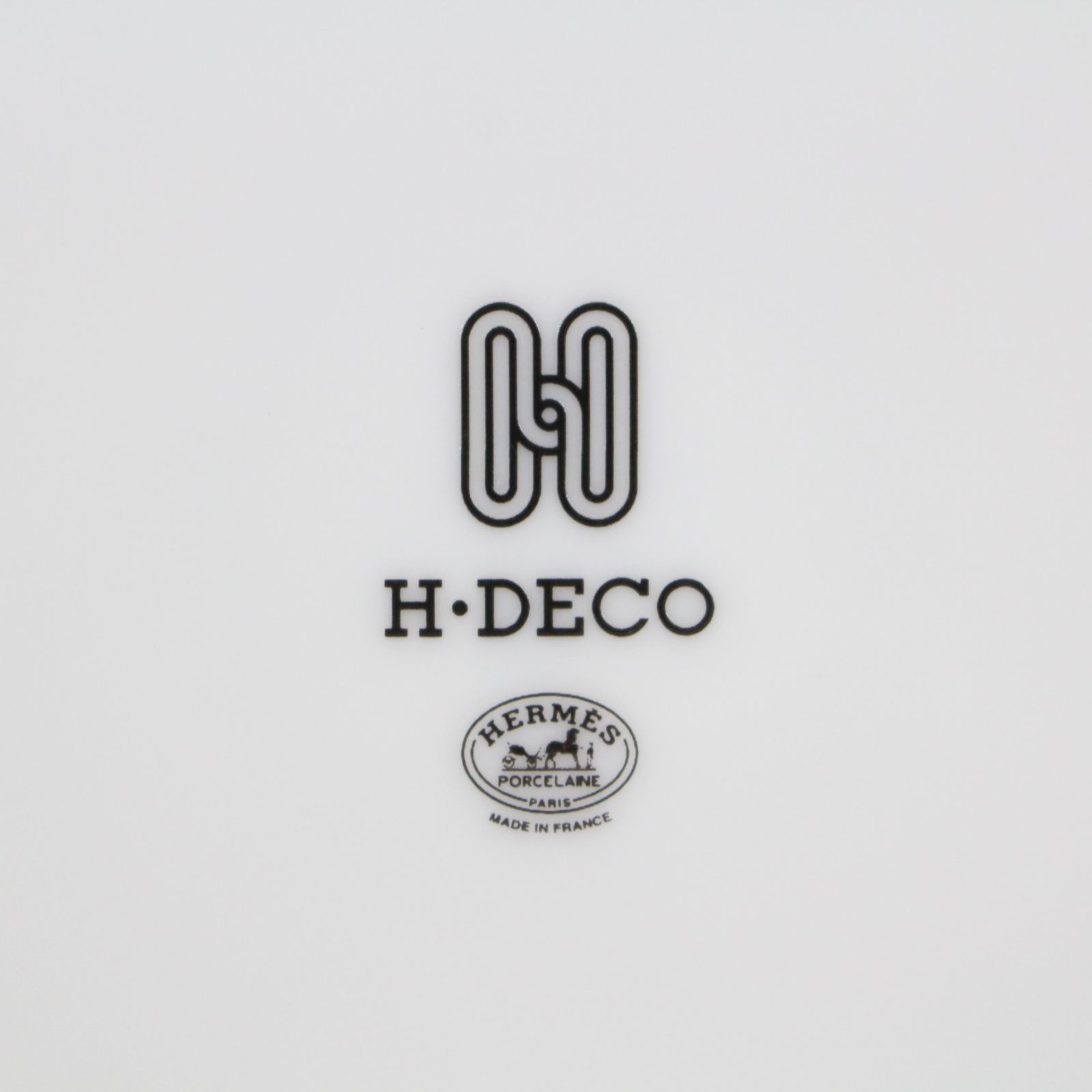491)【極美品】エルメス HERMES アッシュデコ H DECO プレート 22.5cm