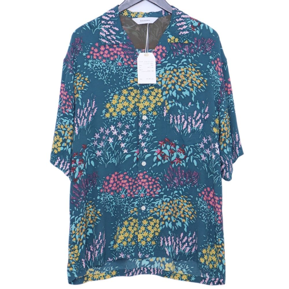 SASQUATCHFABRIX. O|C SHIRT FLOWERS Mサイズ グリーン 25SS-SY5-003