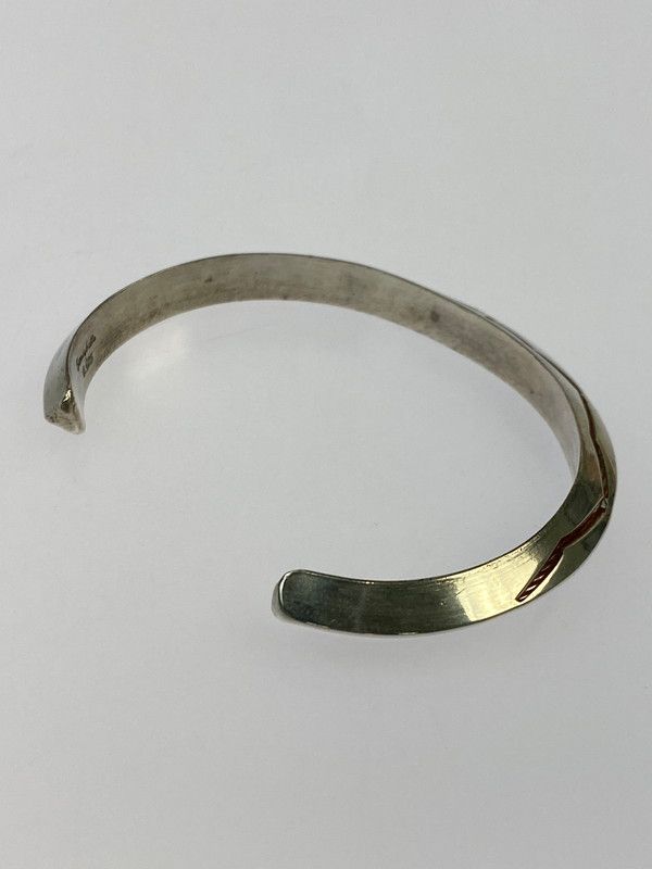品 NAVAJO ナバホ SANDYBALLS STERLING TAHE スターリング バングル ヴィンテージバングル ブレスレット ナバホ族 191-251014-em-02-min