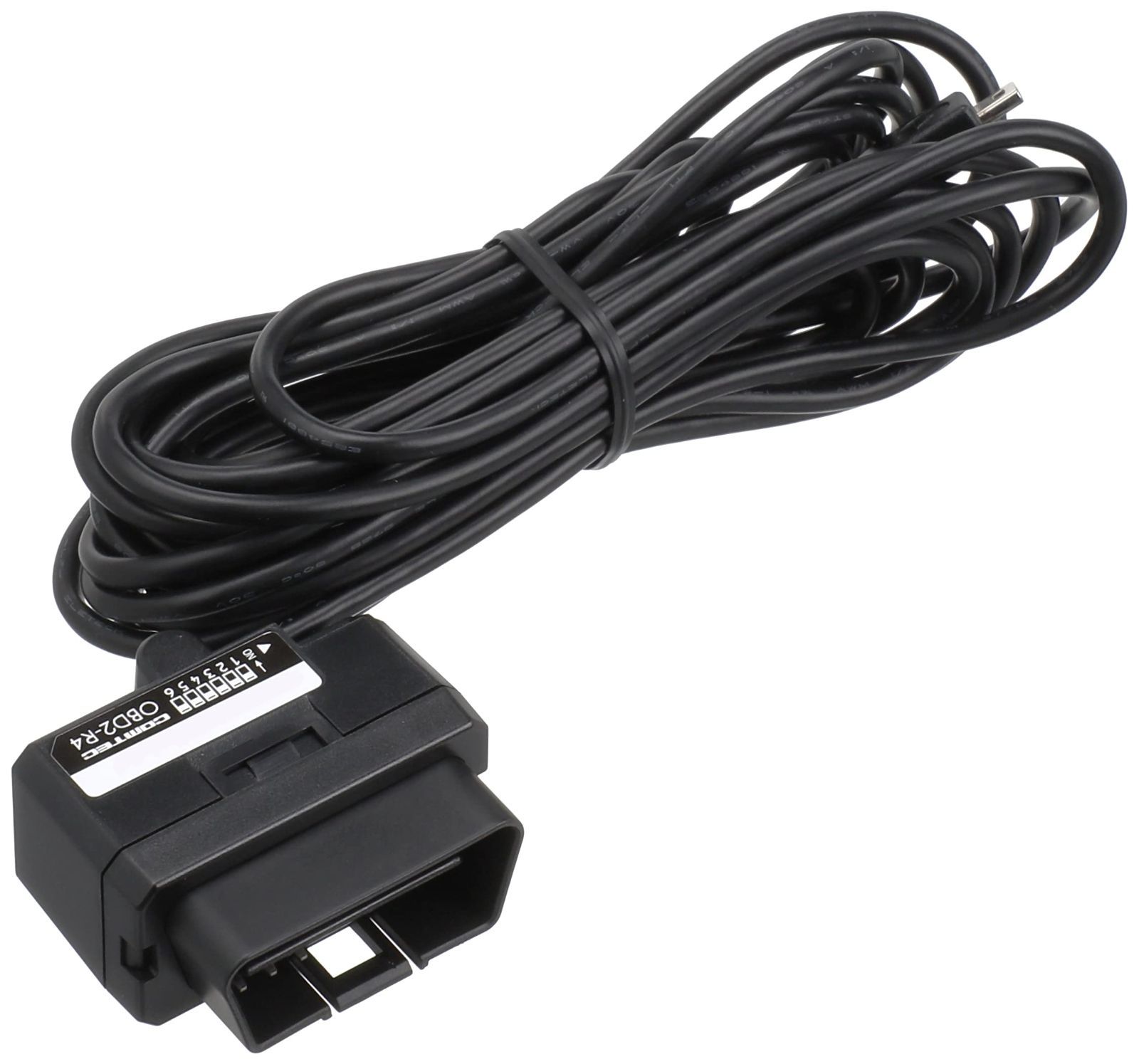 新品 4m 電源供給 OBD2-R4 OBD2接続アダプター レーダー探知機用オプション コムテック