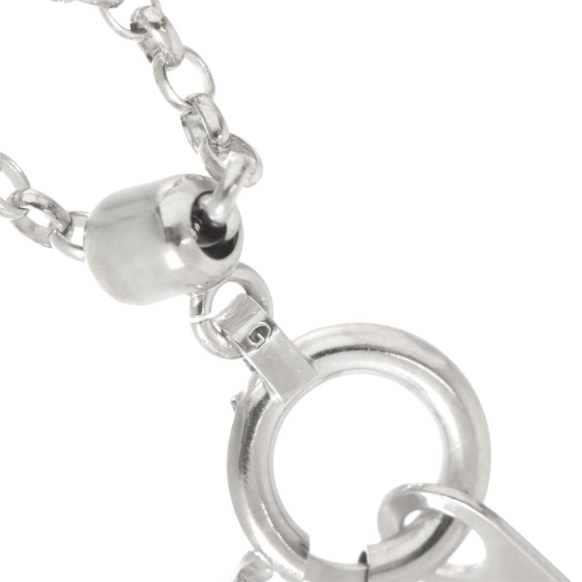 ウォルサム WALTHAM ダイヤ 0.57ct ネックレス 45cm スウィング K18 WG