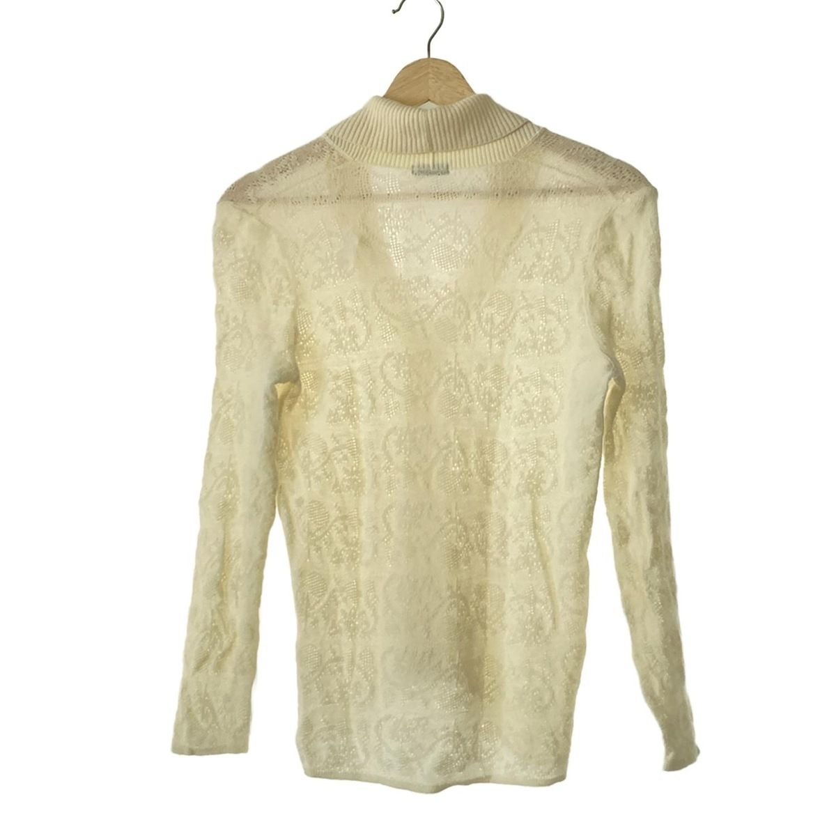 細部にこだわった MALO マーロ カーディガン サイズ46 XL レディース - アイボリー 長袖