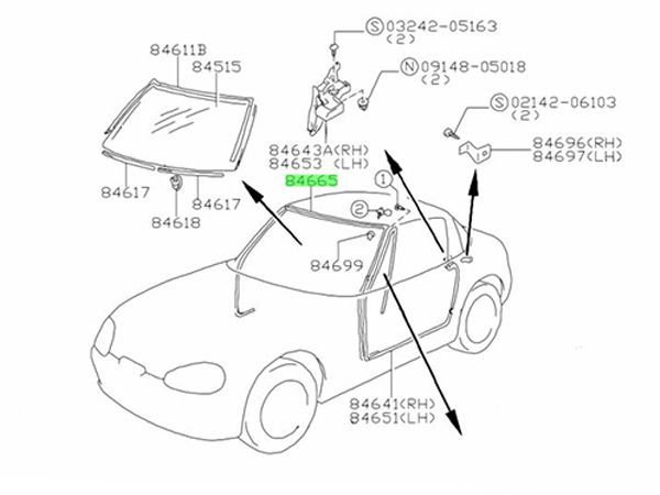 スズキ 純正 カプチーノ EA11R EA21R フロント ウェザー ストリップ フロント モール 検索 レストア ea 11 12 r シート ゴム タイヤ ナビ T631 LAWEED_CL