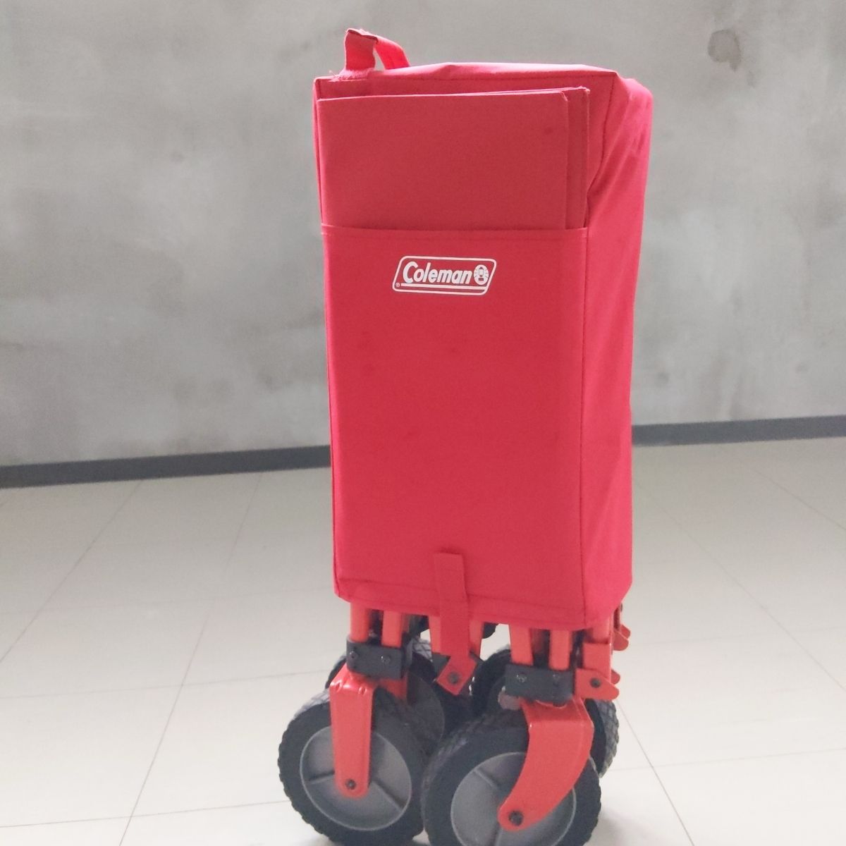 中古品】コールマン アウトドアワゴン 赤〇YR-51870〇 - メルカリ