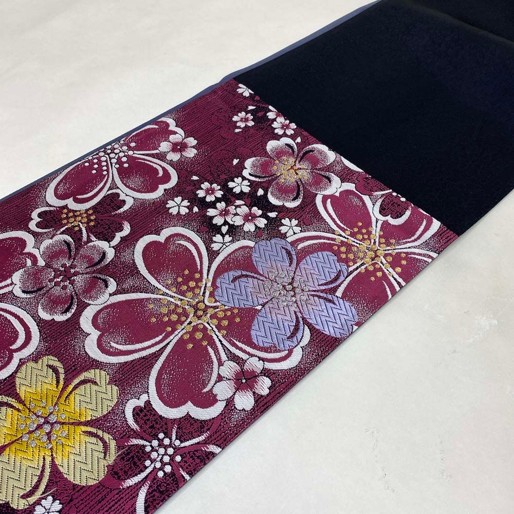 振袖用袋帯 訳あり 成人式 帯 可愛い 袋帯 中古 リサイクル 礼装 振袖  